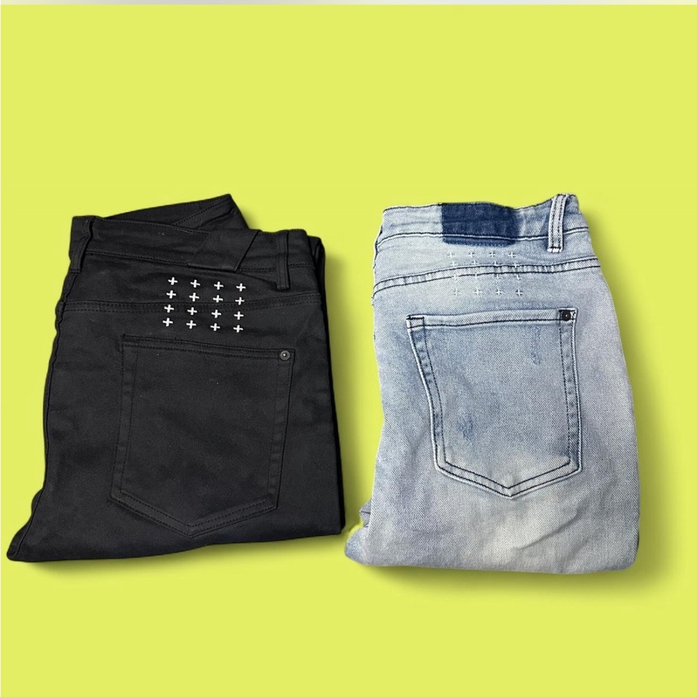 Ksubi Black & Light Blue Jeans Duo